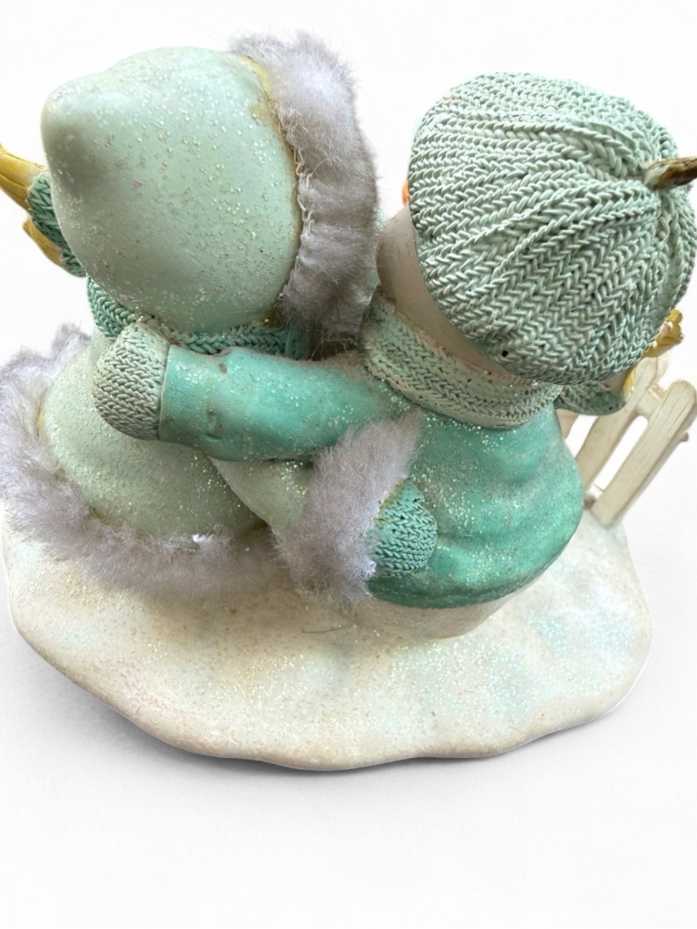 Mint Green Winter Figurine Home Accent - Brand Unknown